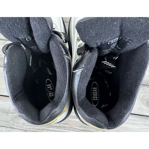 Cougar Cruiser Retro Metallic Silver Lug Boot Size 7.5 - Picture 9 of 11